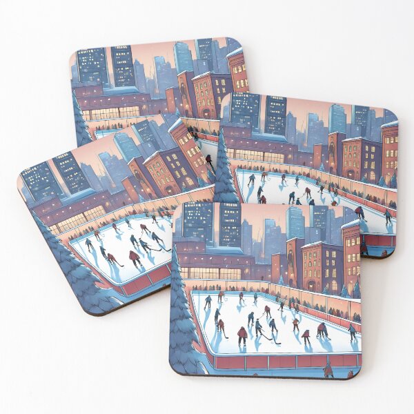 Item preview, Ice Skating Beautiful View Ice Rink designed and sold by xiaidex.