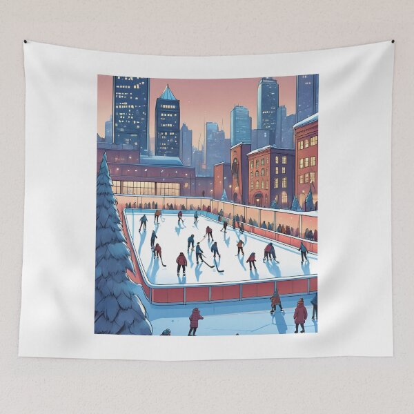 Item preview, Ice Skating Beautiful View Ice Rink designed and sold by xiaidex.