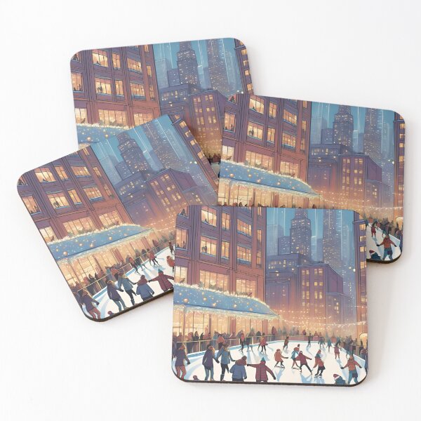 Item preview,  Ice Skating Beautiful View Ice Rink designed and sold by xiaidex.