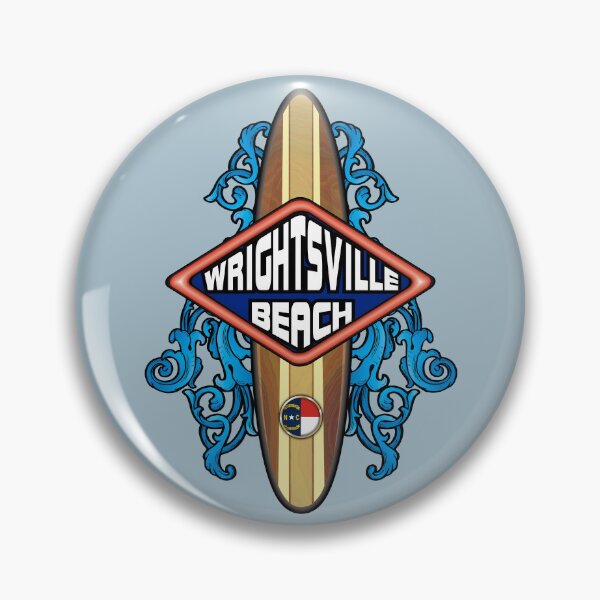 Item preview, Wrightsville Beach North Carolina vintage surfboard designed and sold by studioss76.