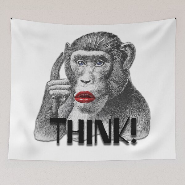 Item preview, THINK MONKEY designed and sold by BIGPIX91011.