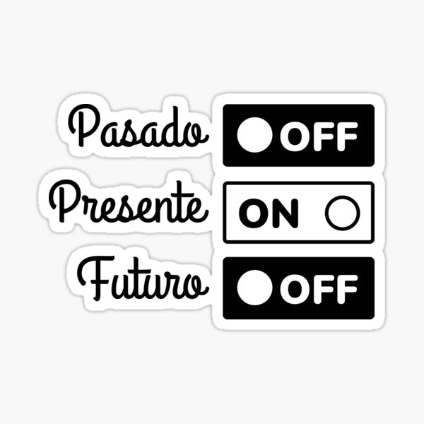 Pasado - Presente - Futuro Pegatina