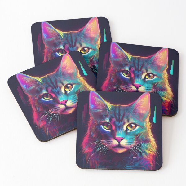 Item preview, Mind-bending Surrealism Cat Print - dePace' designed and sold by mrpropcake.