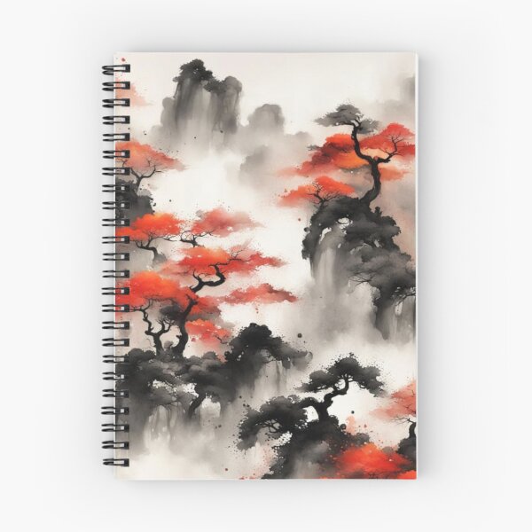 Item preview, Paisaje de flores rojas designed and sold by SpunkySpaniel.