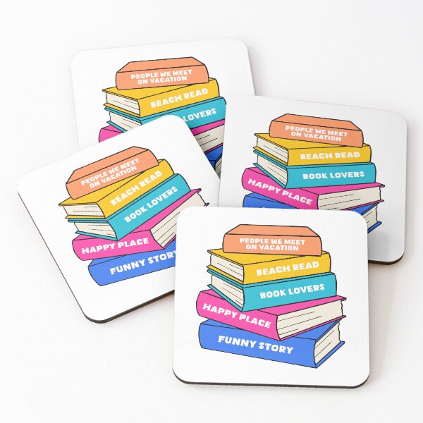Item preview, Emily Henry Book Stack Cartoon designed and sold by sketchedby rach.