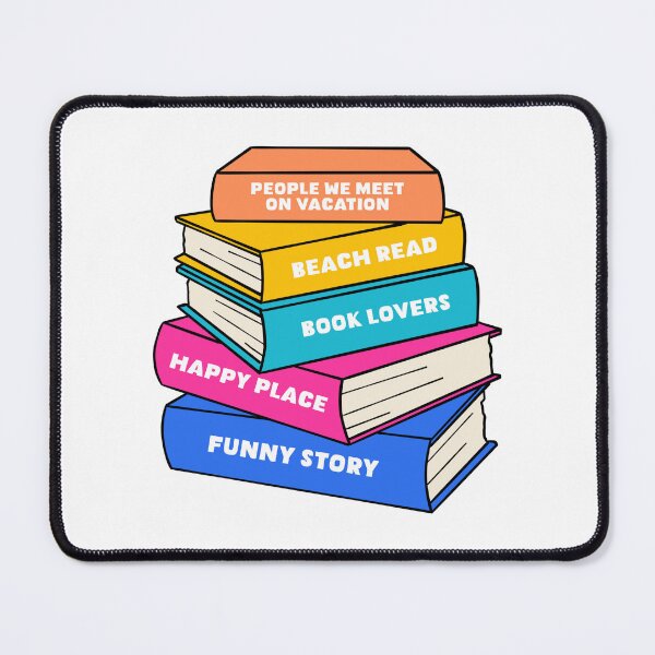 Item preview, Emily Henry Book Stack Cartoon designed and sold by sketchedby rach.