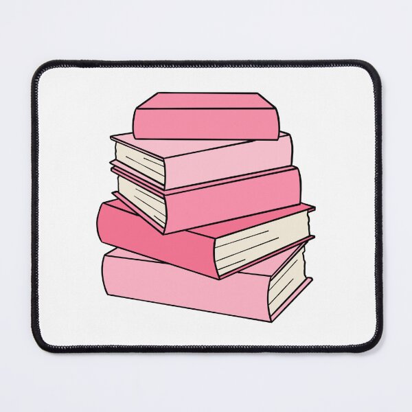 Item preview, Pink Book Stack Cartoon designed and sold by sketchedby rach.