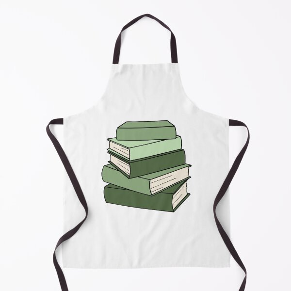 Item preview, Green Book Stack Cartoon designed and sold by sketchedby rach.