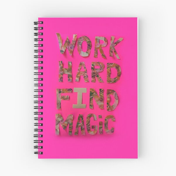 Item preview, Work Hard. Find Magic. designed and sold by DBAGDYSTOPIA.