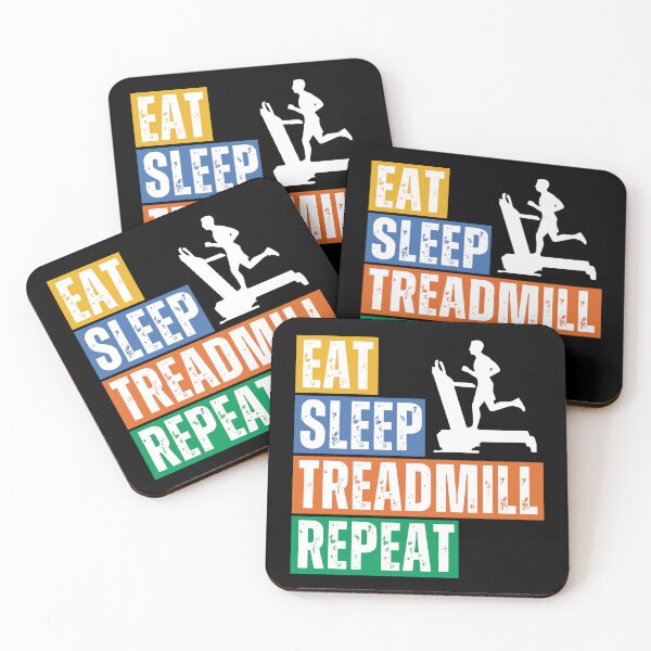 Item preview, Eat Sleep Treadmill Repeat - Motivational Inspirational Exercise Cardio Fitness Design designed and sold by Dmetalx Art Apparel.