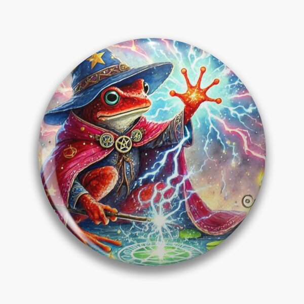 Item preview, Woodland Wizard Series #3 [Red Frog] designed and sold by Cosmic11Quartz.