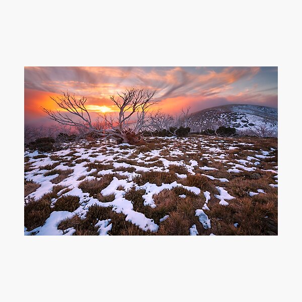 Item preview, Mt Hotham Early Winter Sunset, Australia designed and sold by Michael Boniwell.