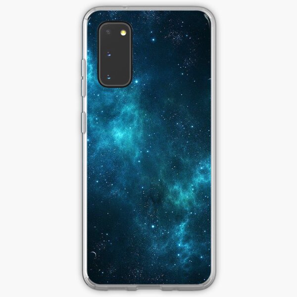 Deep Space Galaxy Blue iPhone & Samsung Phone Case Samsung Galaxy Soft Case