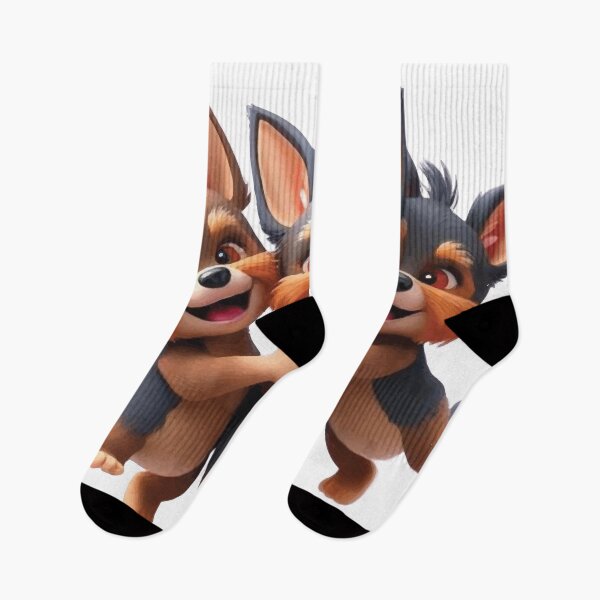 Item preview, 3 Cute Yorkies Jumping While Hugging Each Other designed and sold by OhshunStudios.