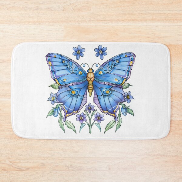Item preview, blue butterfly, designed and sold by GalynaLB.