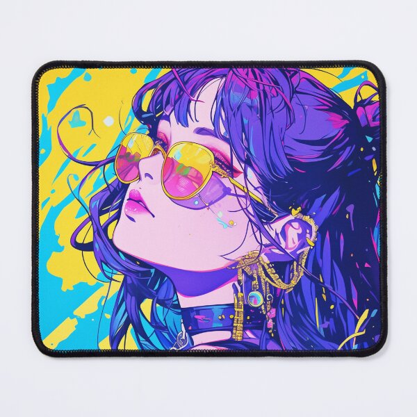 Item preview, Colorful girl anime designed and sold by iWallGlow.