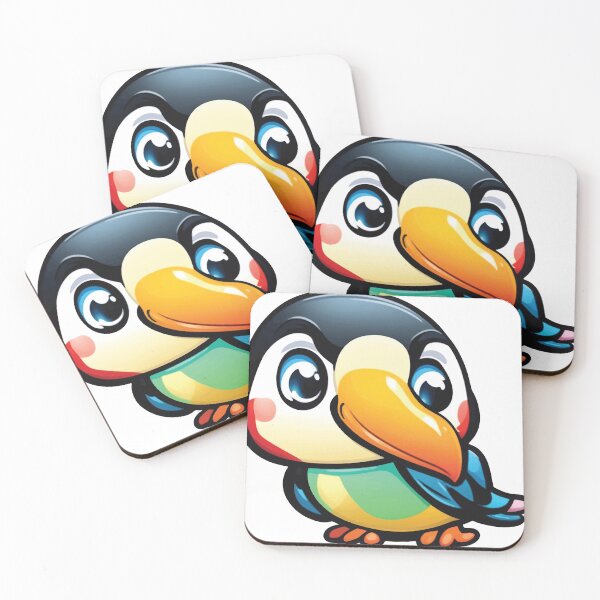 Item preview, A Happy Toucan designed and sold by OhshunStudios.