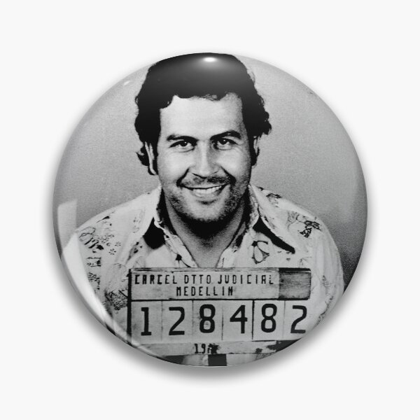 Item preview, Pablo Escobar Mugshot designed and sold by creaturebean.