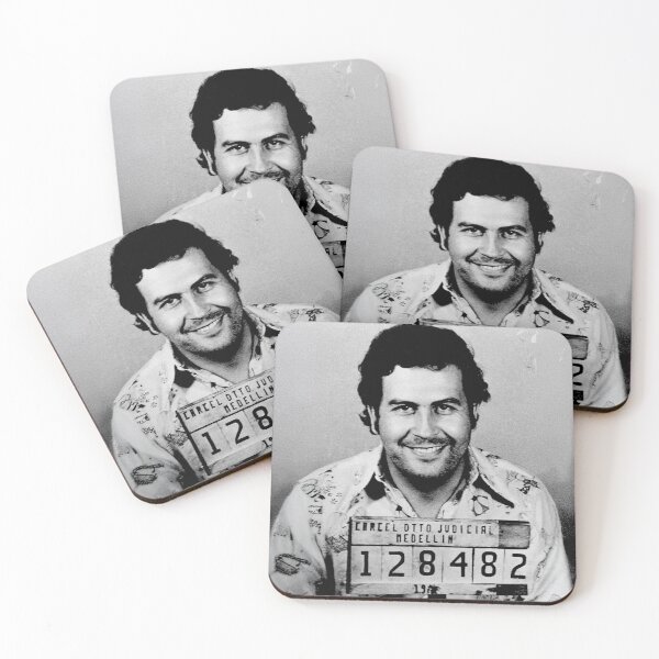 Item preview, Pablo Escobar Mugshot designed and sold by creaturebean.