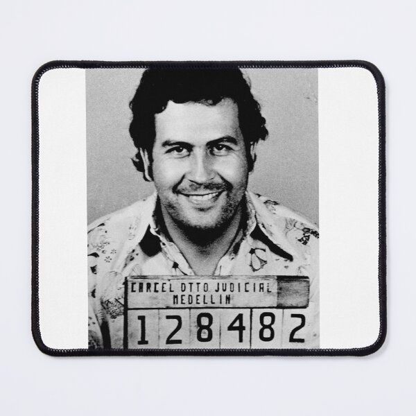 Item preview, Pablo Escobar Mugshot designed and sold by creaturebean.