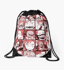 BNHA Kirishima collage Drawstring Bag