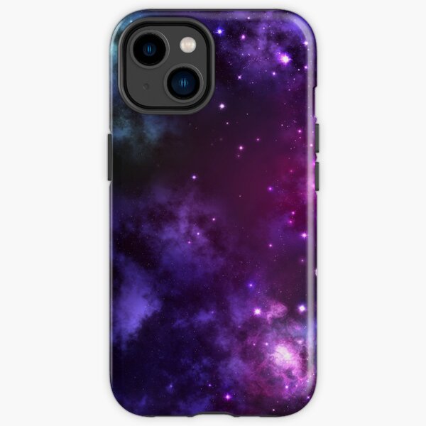 Deep Space Galaxy Coque iPhone et Samsung pourpre Coque antichoc iPhone