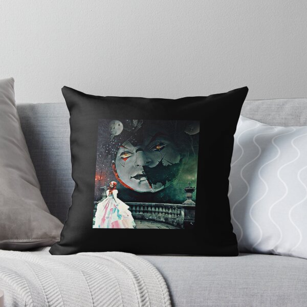 Item preview, Princess overlooking balcony up at the full demon moon designed and sold by MetalHeadArts.