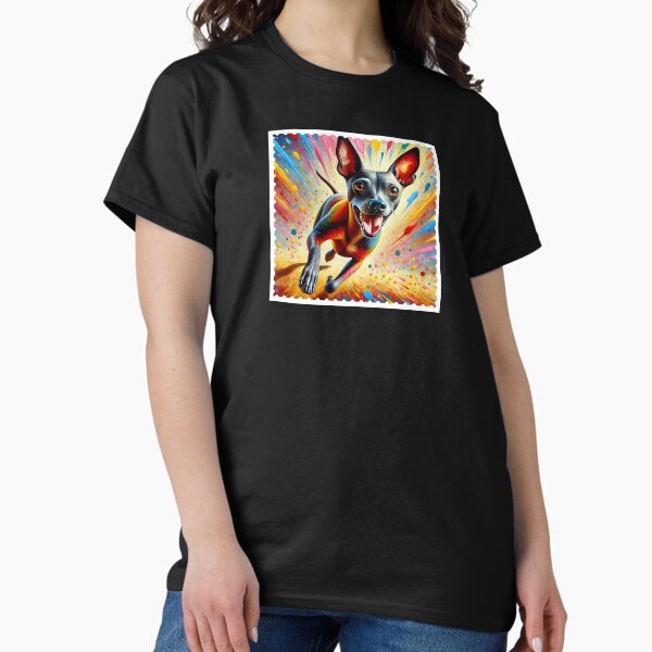 Vista previa del artículo con la obra «Retrato de perro mexicano sin pelo Xoloitzcuintli Impresión de arte acrílico Retrato de mascota Regalos para amantes de los perros», diseñado y vendido por Gallup Graphics.