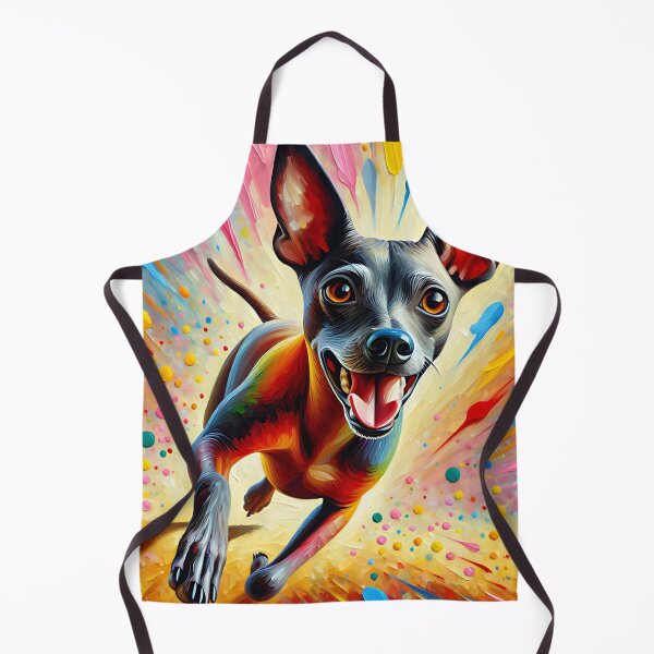 Item preview, Xoloitzcuintli Mexican Hairless Dog Portrait Acrylic Art Print Pet Portrait Gifts for Dog Lovers designed and sold by Puppy Puzzles Plus.