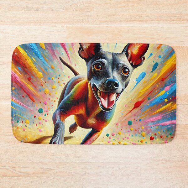 Item preview, Xoloitzcuintli Mexican Hairless Dog Portrait Acrylic Art Print Pet Portrait Gifts for Dog Lovers designed and sold by Puppy Puzzles Plus.