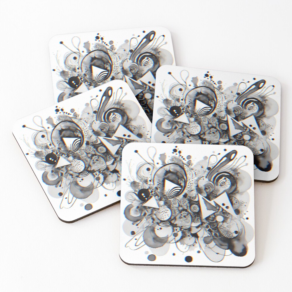 Item preview, Coasters (Set of 4) designed and sold by ENDGENAI.
