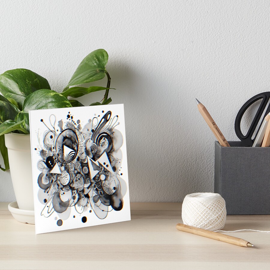 Item preview, Art Board Print designed and sold by ENDGENAI.