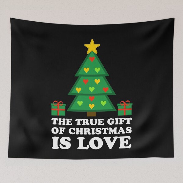 Item preview, The True Gift of Christmas Is Love - Inspirational Christmas Love Quotes designed and sold by Sunserize Designs.