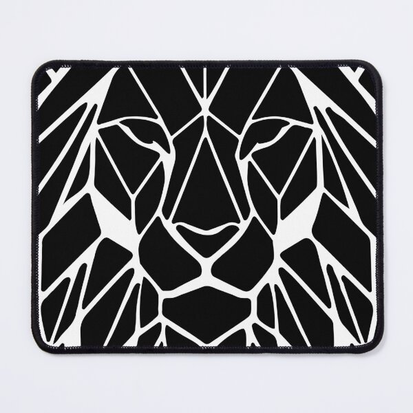 Item preview, Geometric Majestic Lion - White outline designed and sold by RedCaterpillar.
