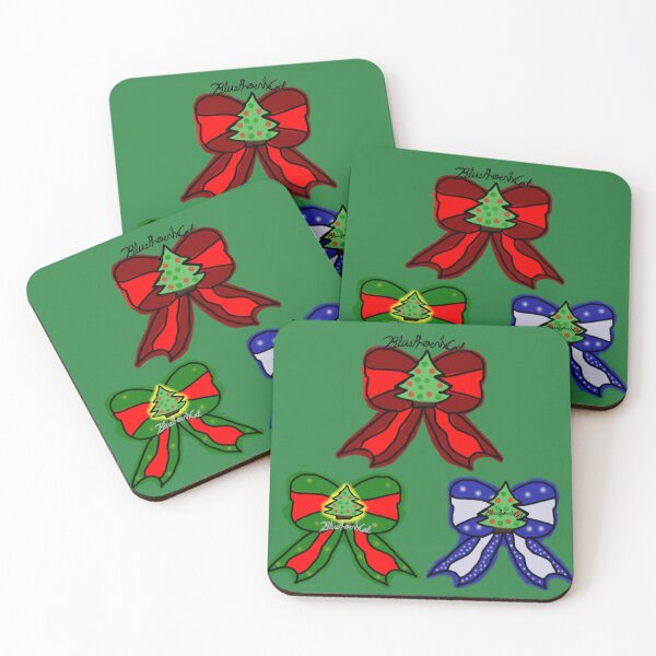 Item preview, Christmas Tree Bows designed and sold by BluePhoenixCat.