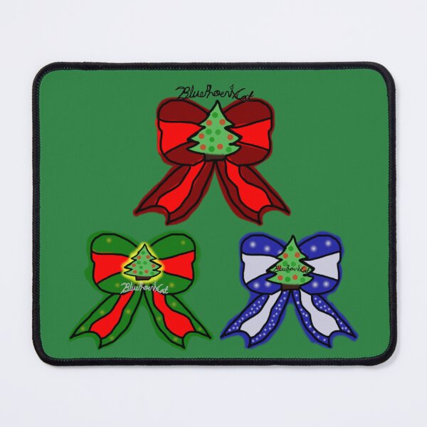 Item preview, Christmas Tree Bows designed and sold by BluePhoenixCat.