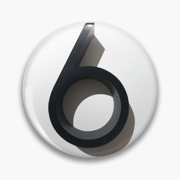 Item preview, house number 6 sticker designed and sold by carlarmes.