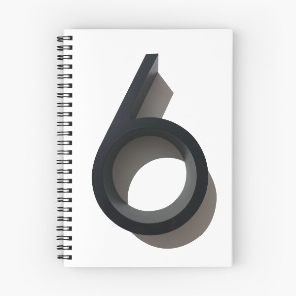 Item preview, house number 6 sticker designed and sold by carlarmes.