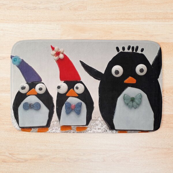 Item preview, Penquins Wearing Silly Hats designed and sold by snowflakeglass.