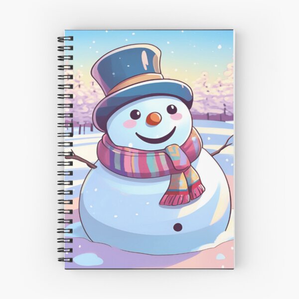 Item preview, Happy holiday, cute snowman, cute snowman with a hat and scarf, winter wonderland  designed and sold by Artheaven77.