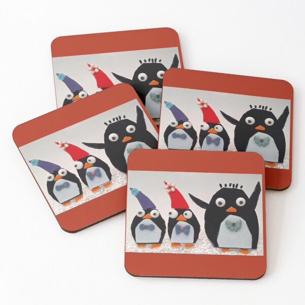 Item preview, Penquins Wearing Silly Hats designed and sold by snowflakeglass.
