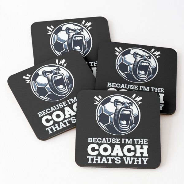 Item preview, Angry Soccer Coach: Because I'm the Coach That's Why designed and sold by Victor Shadehorn.