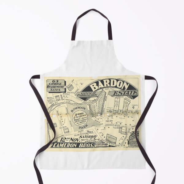 Item preview, Mapa de la finca Bardon, Upper Paddington (ahora Bardon), mapa de suburbio antiguo de 1921 Mapa de bienes raíces designed and sold by housedetective.