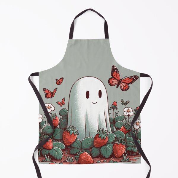 Item preview, Strawberry fields and a ghost designed and sold by Magic-wall-art.