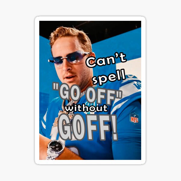 Can't spell "GO OFF!" Sticker