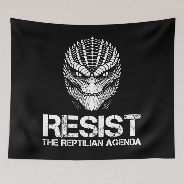 Item preview, Resist the Reptilian Agenda - Conspiracy Theory Reality designed and sold by Victor Shadehorn.