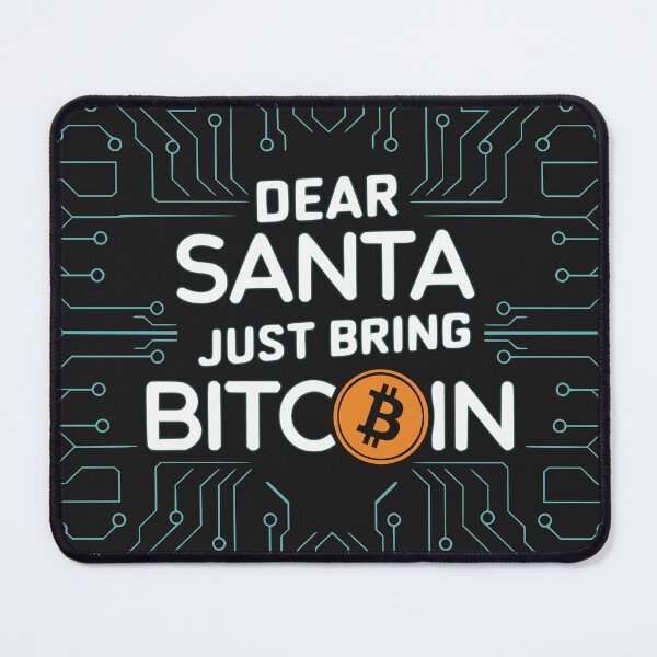 Item preview, Dear Santa: Crypto Christmas Circuit Art designed and sold by cabana.space.