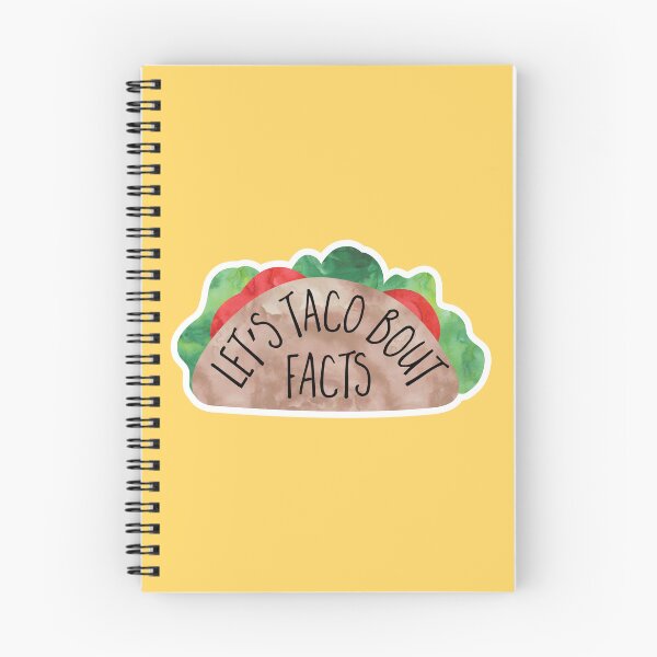 Item preview, Let’s Taco Bout Facts – Funny Taco Pun Design designed and sold by hitechmom.