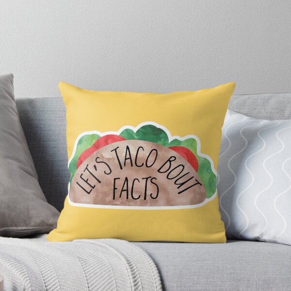 Item preview, Let’s Taco Bout Facts – Funny Taco Pun Design designed and sold by hitechmom.