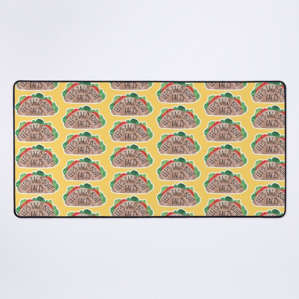 Item preview, Let’s Taco Bout Facts – Funny Taco Pun Design designed and sold by hitechmom.